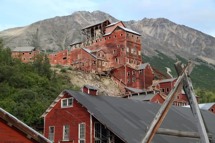 Le camp minier de Kennecott en Alaska