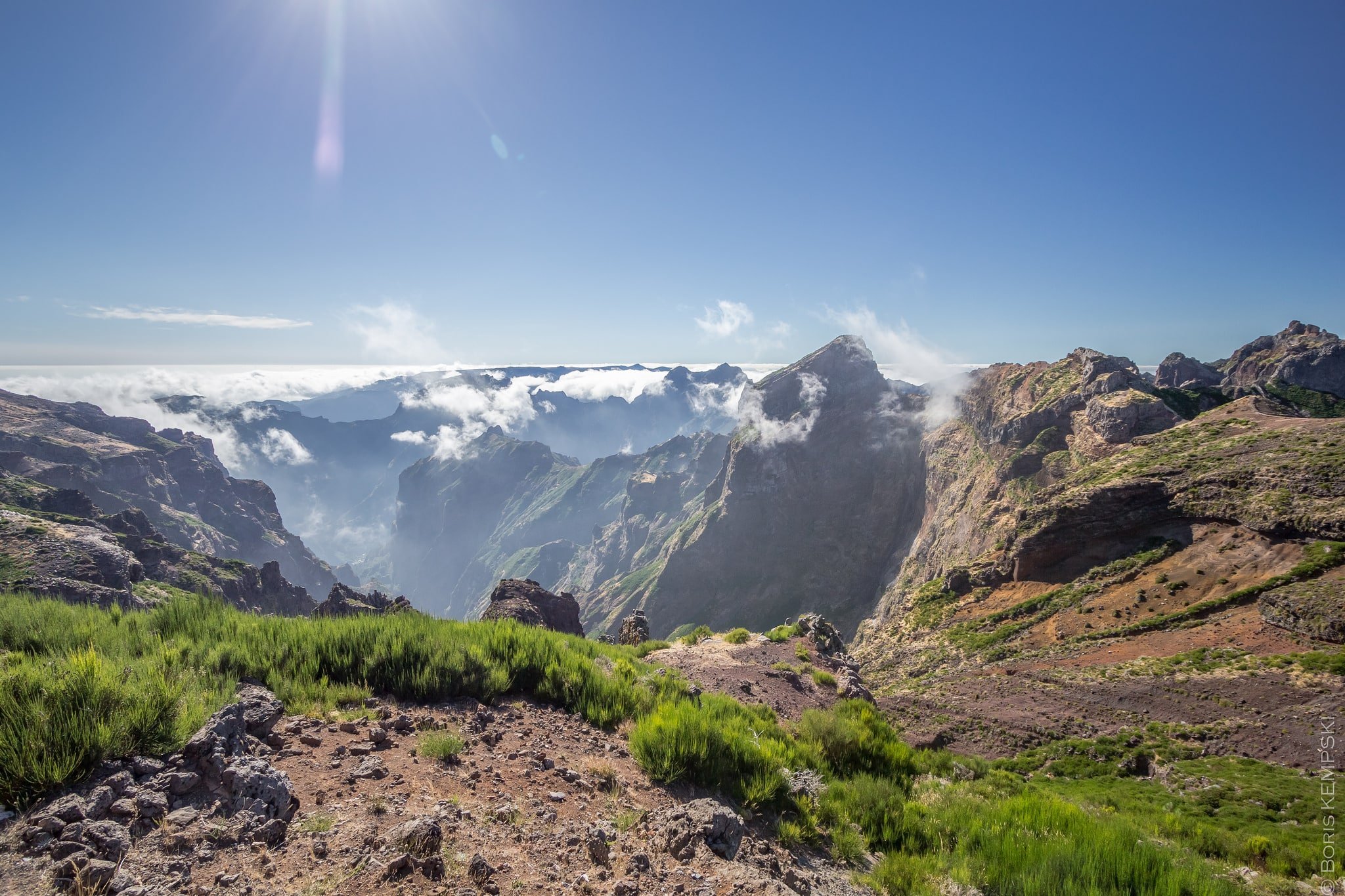 Les montagnes de Madère