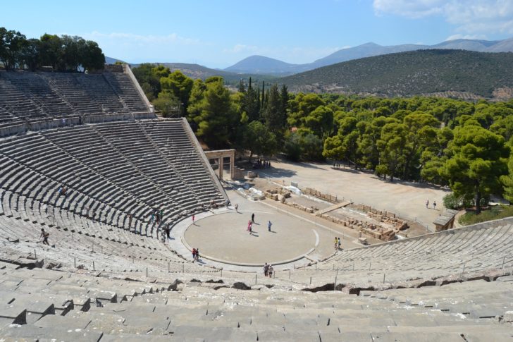 Le théâtre d'Épidaure en Grèce