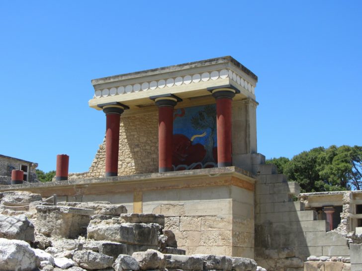 Knossos, l'un des plus fameux sites de Grèce
