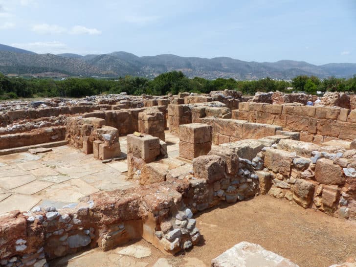 Le site de Malia en Grèce
