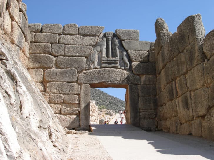 Le site de Mycènes en Grèce