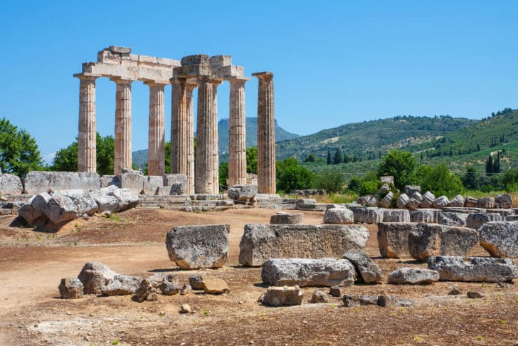 Le site de Némée en Grèce