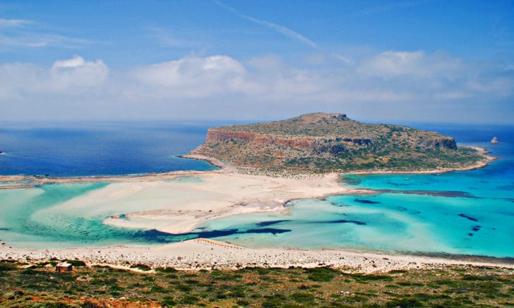 La plage de Balos en Grèce