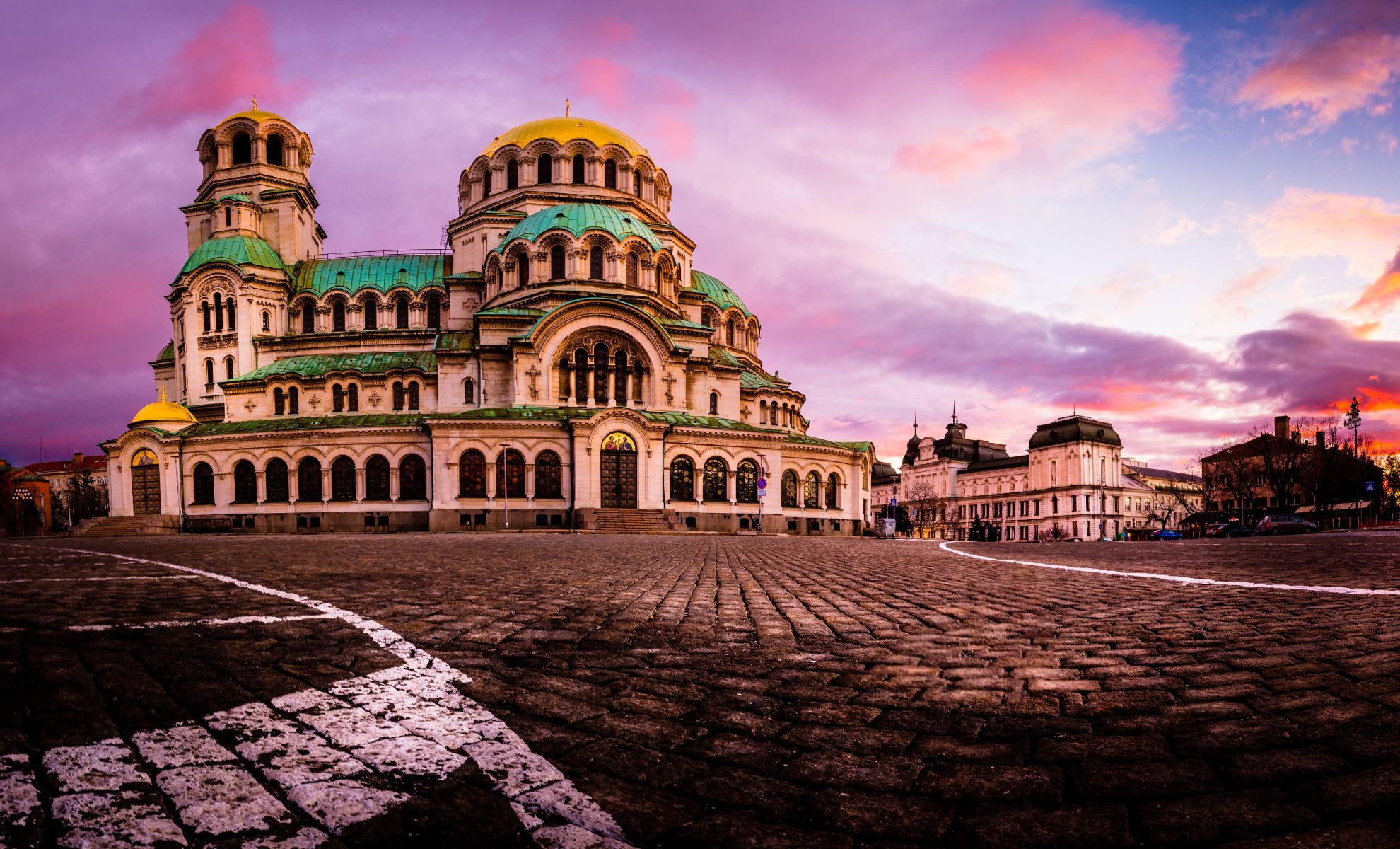 La cathédrale Saint-Alexandre-Nevski à Sofia, Bulgarie