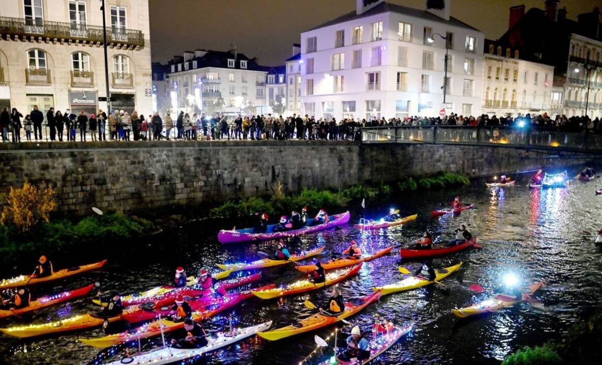 Parade nautique à Rennes