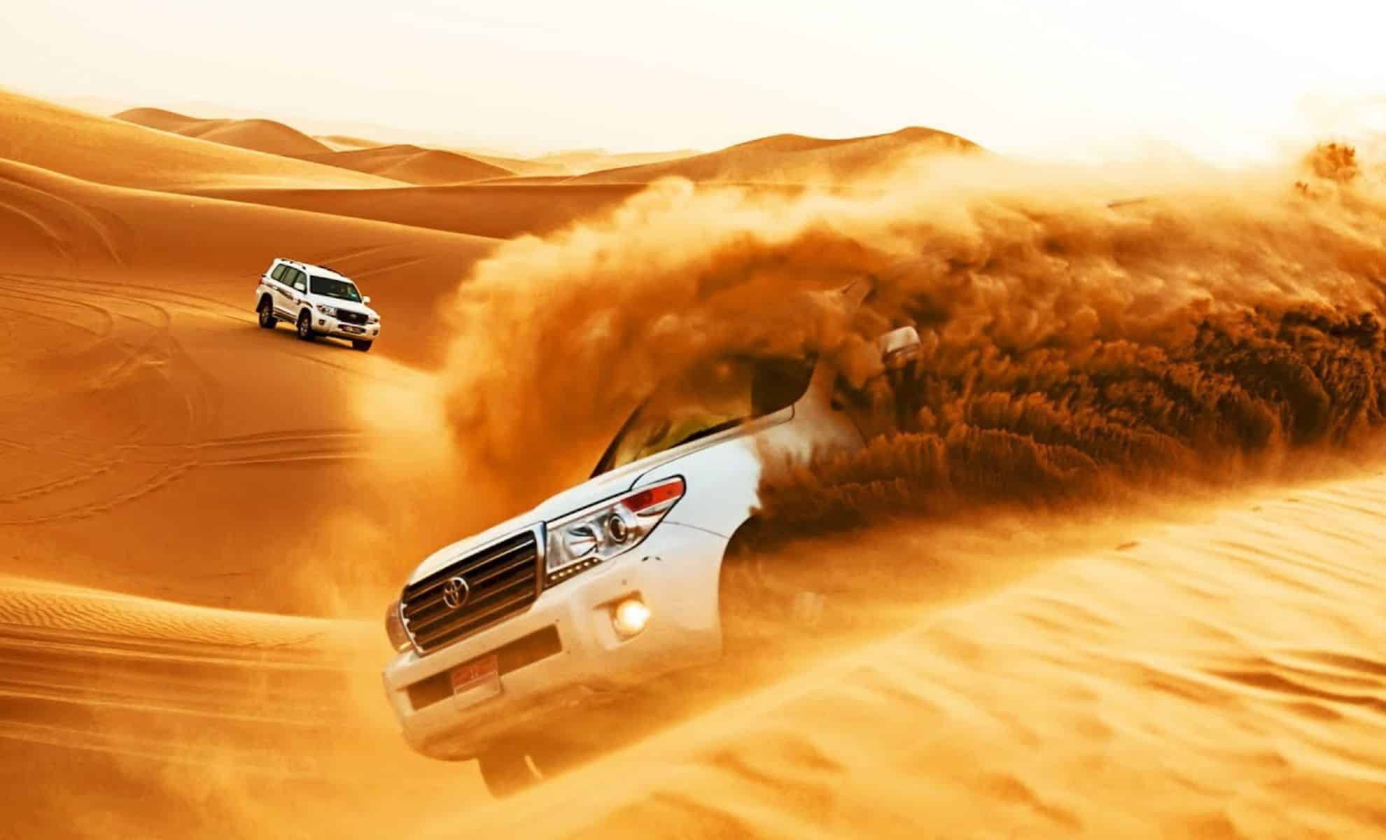 Une aventure de dune bashing à Doha, Qatar