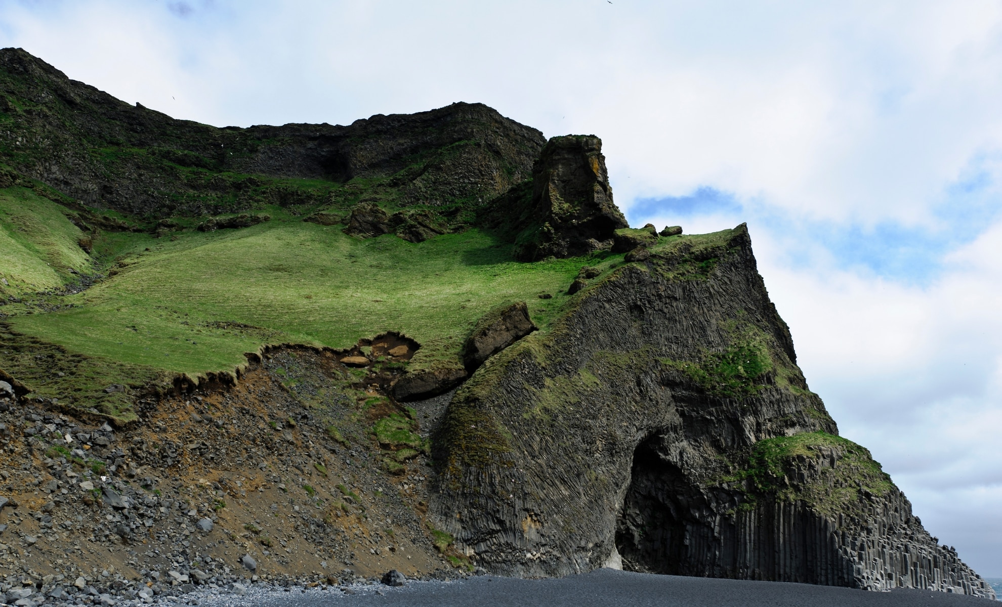 Hálsanefshellir Cave, Reynisfjara, Islande
