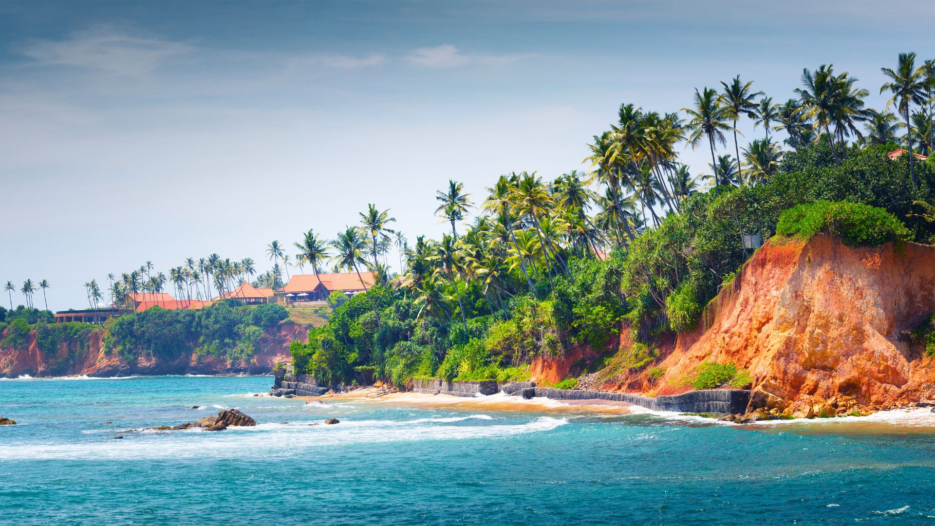La baie d'Augame, Sri Lanka