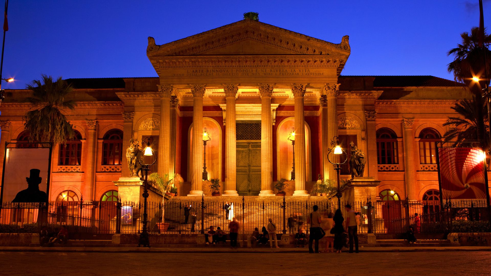 Teatro Massimo Vittorio Emanuele, Palerme, Italie