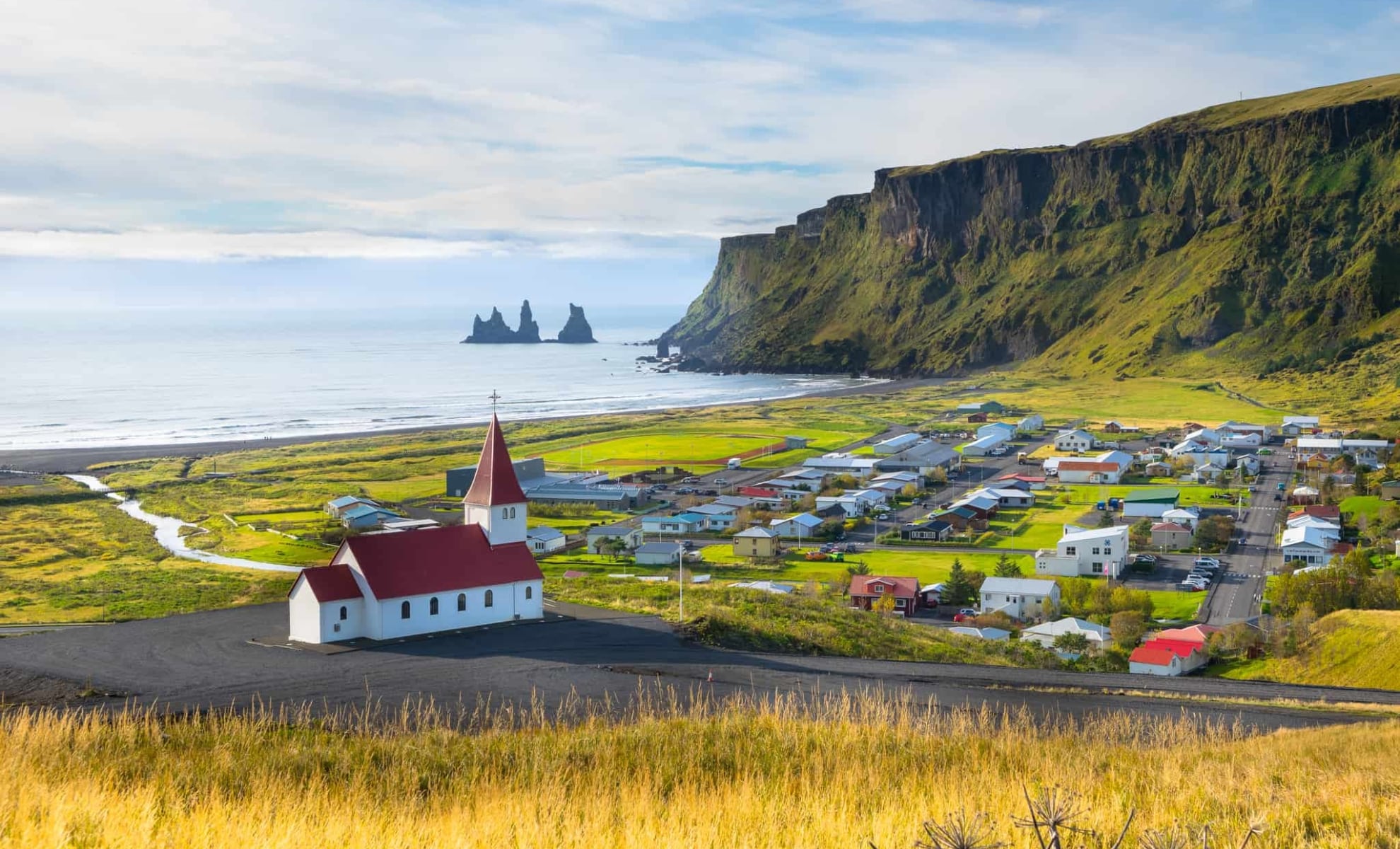 Vík í Mýrdal, localité en Islande