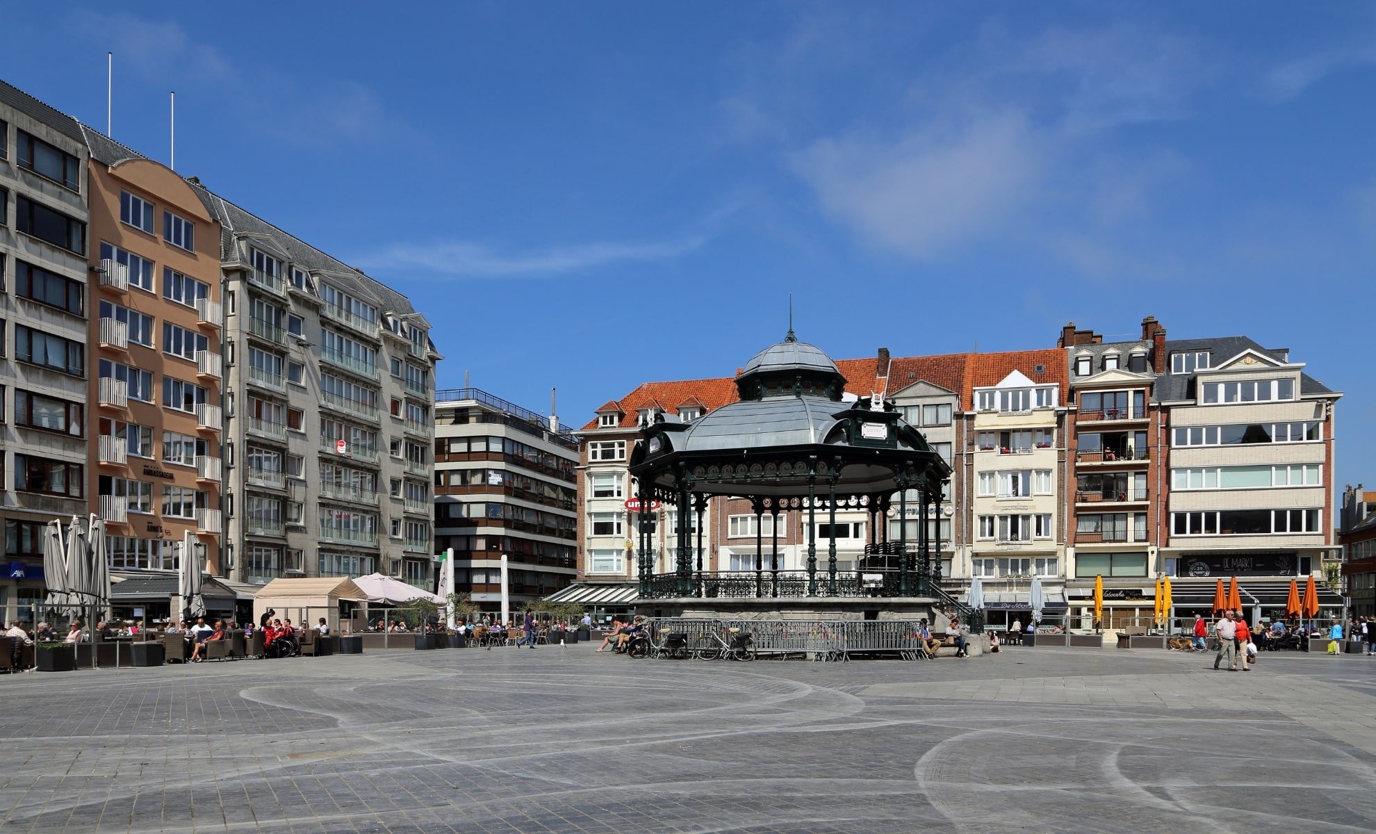 La Place d'Armes, Ostende, Belgique