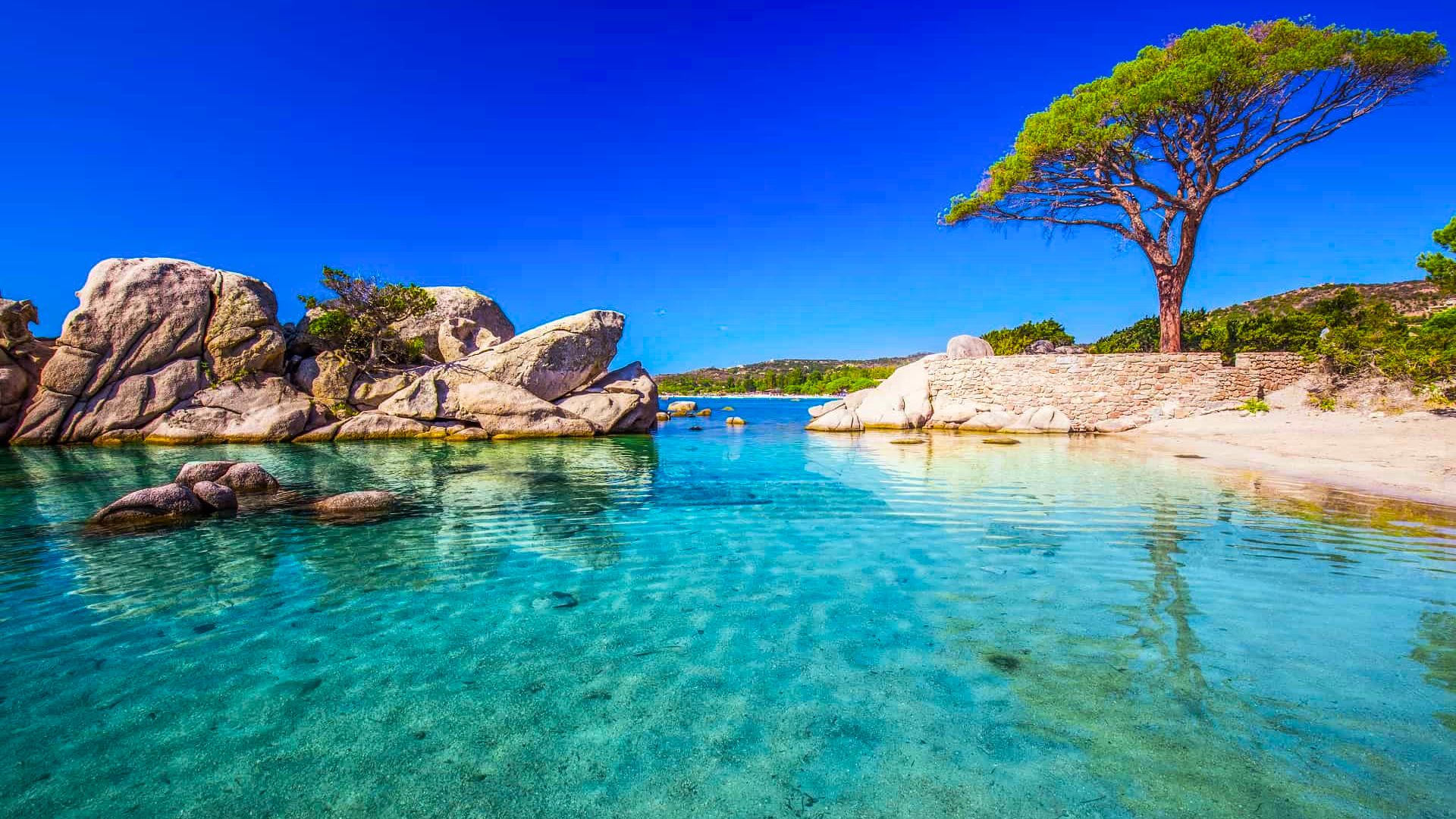 La plage de Palombaggia, Porto-Vecchio