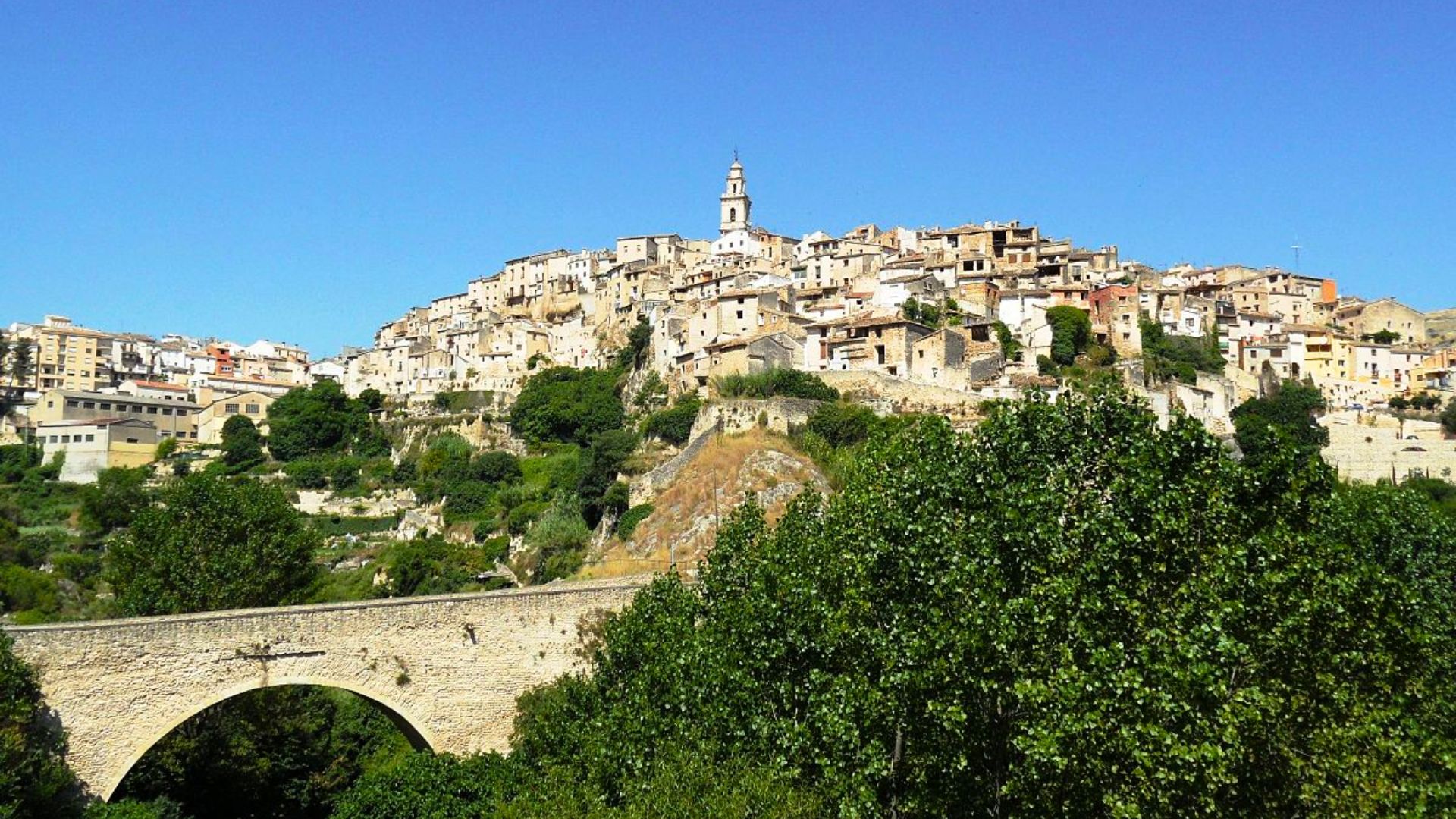 Le village Bocairent , Valence , Espagne