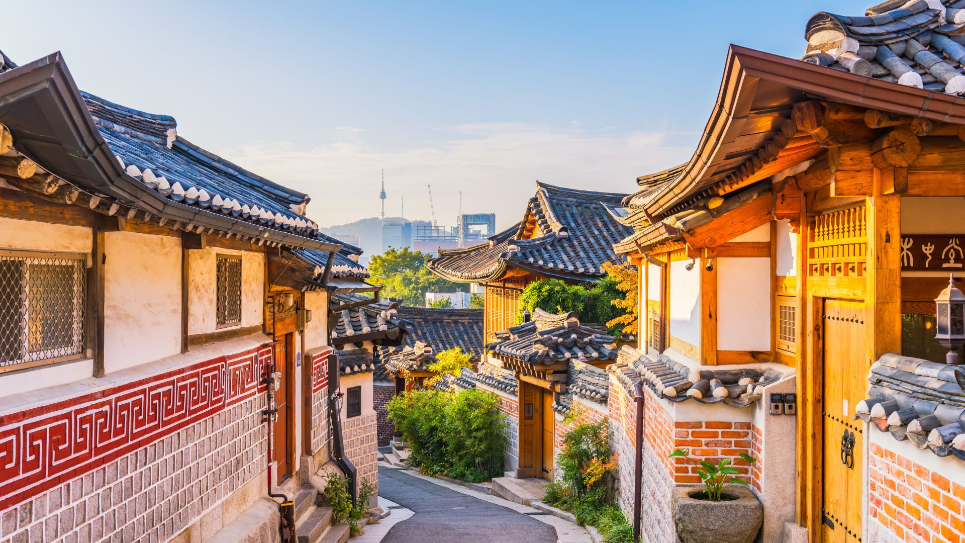 Le village Bukchon Hanok , Séoul ,Corée du Sud