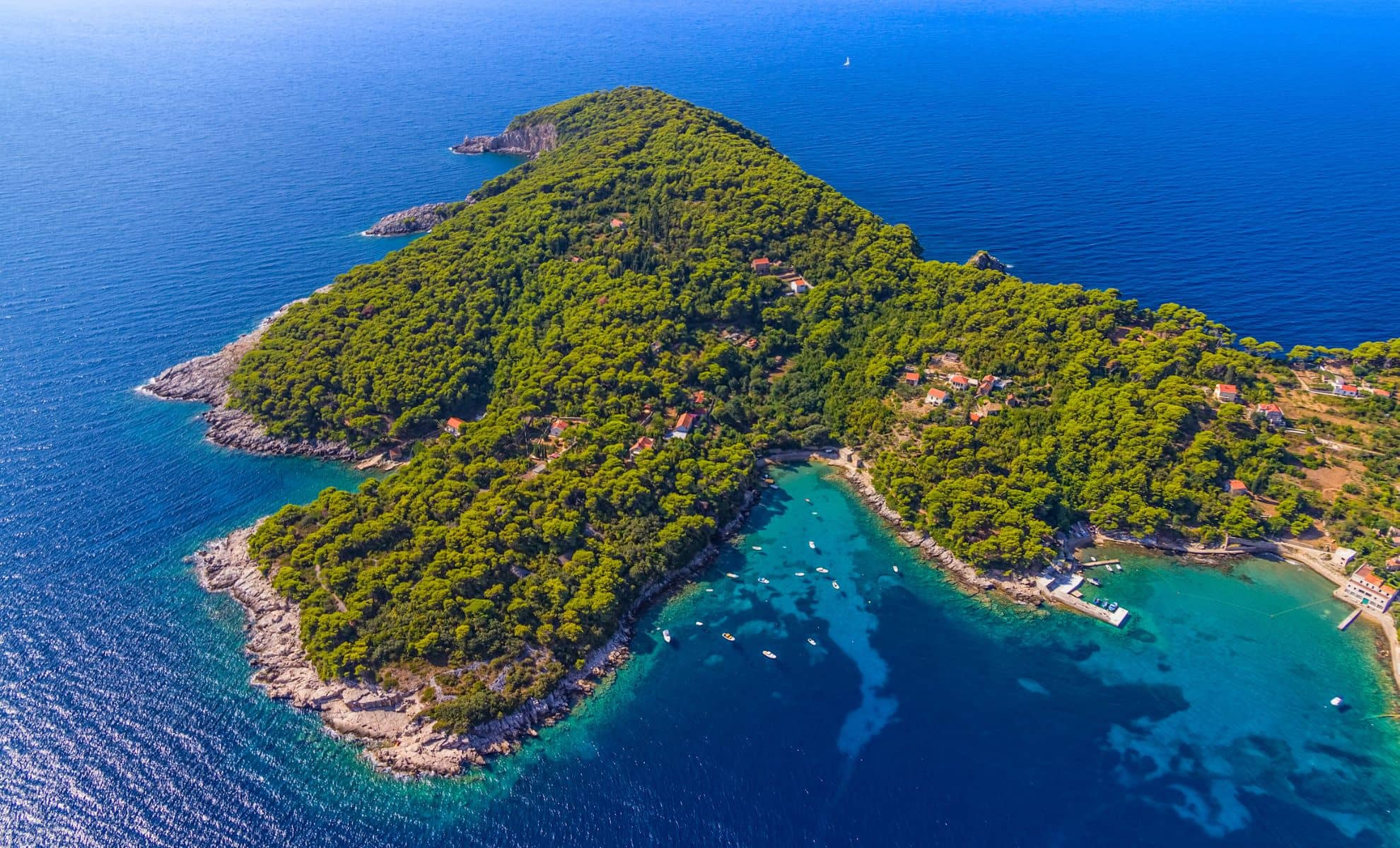 Les îles Elaphites, Croatie