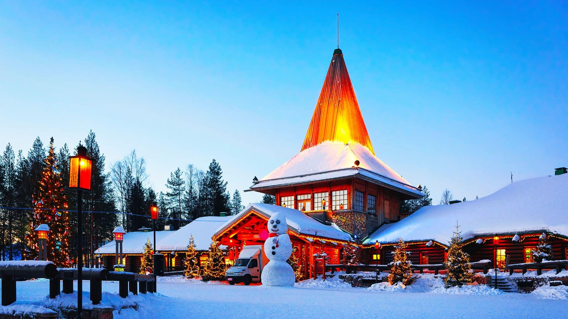 Visiter le village du père Noël en Laponie finlandaise