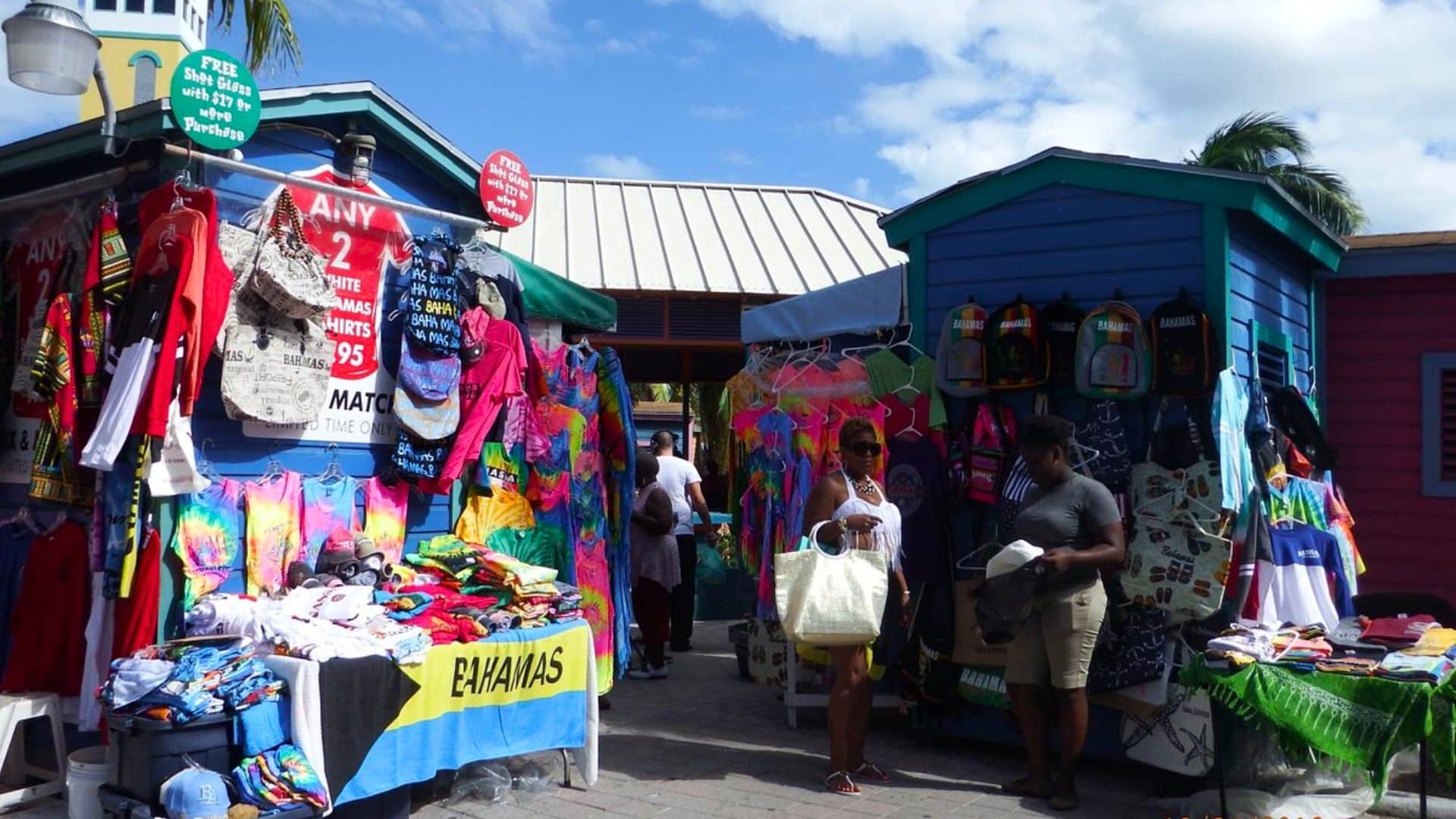 straw market downtown ,Nassau ,Bahamas