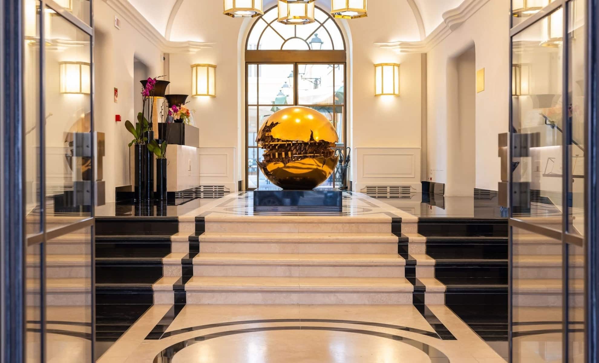 Entrée de l'hôtel Palazzo Ripetta, Rome, Italie