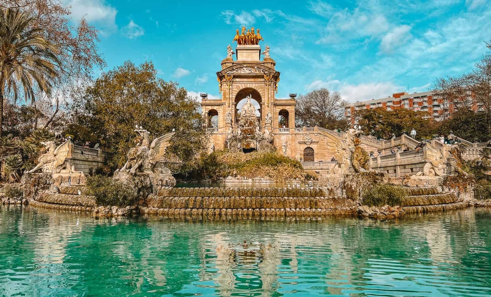 La fontaine du parc de la Ciutadella, Barcelone, Espagne