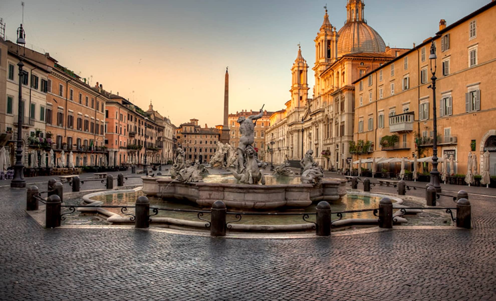 La Piazza Navona, Rome, Italie