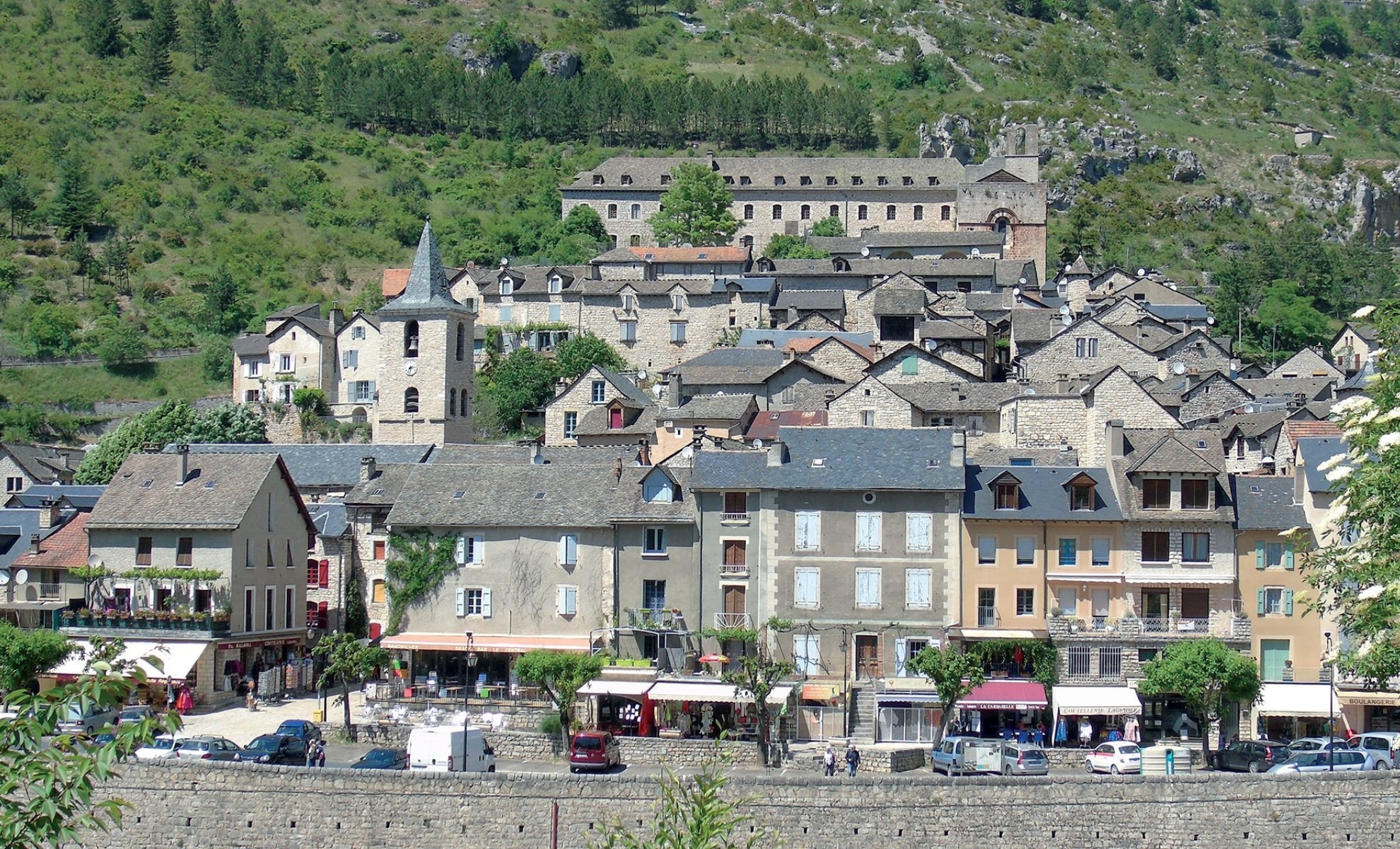 Le village de Sainte-Enimie, Cévennes