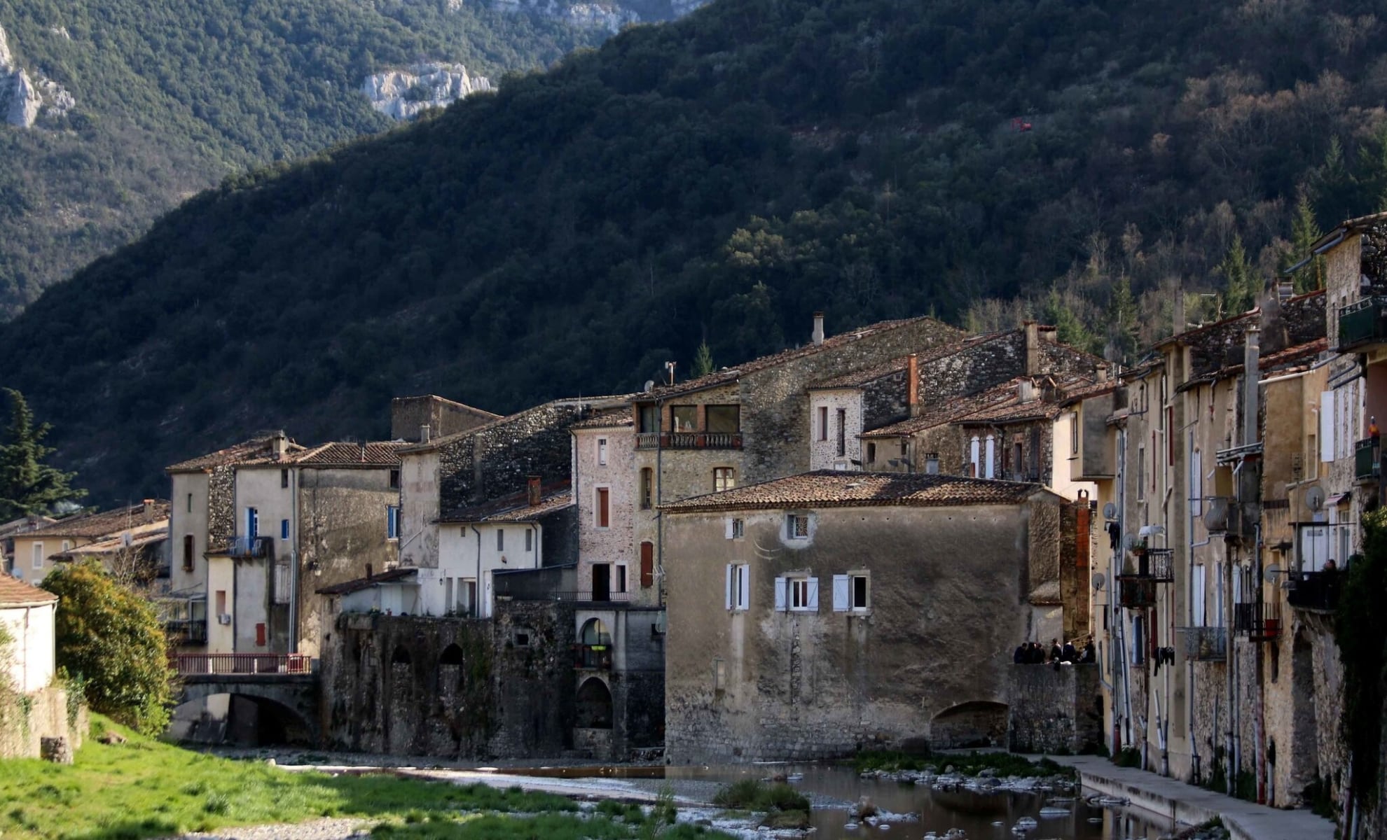 Le village de Sumène, Cévennes